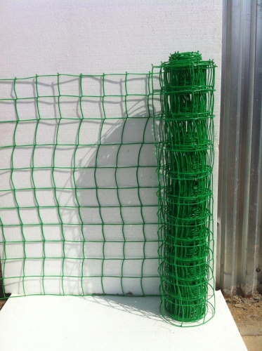 Садовая решетка (Зеленый), 90х100 мм, рулон  1х10 м.
