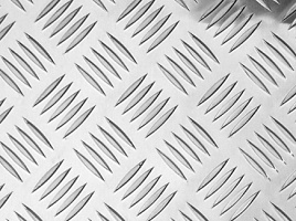 фото 1 - рифленый лист алюминиевый квинтет 1,5х1200х3000, амг2н2р
