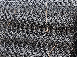 фото 2 - сетка рабица плетеная 10х10х1, оцинкованная
