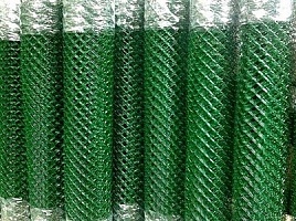 фото 3 - сетка рабица пвх, зеленая 55х55, 2,5, рулон 1,8х10 м