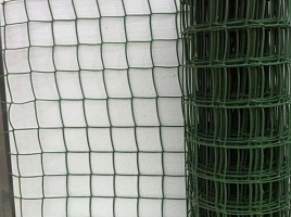 фото 1 - садовая решетка (хаки), 50х50 мм, рулон 1х20 м.