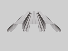 Оцинкованный профнастил Н114-750, 0,8 мм