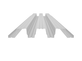 фото 1 - окрашенный профнастил н114-750, 0,9 мм, белый