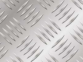 Рифленый лист алюминиевый АМг2НР 1,5х1500х3000