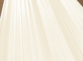 фото 1 - окрашенный профнастил с8-1150, 0,4 мм, слоновая кость