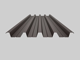 Окрашенный профнастил Н60-845, 0,5 мм, шоколадно-коричневый