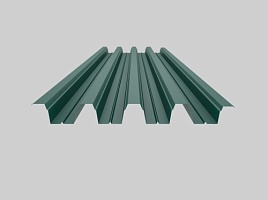 фото 1 - окрашенный профнастил н75-750, 0,9 мм, зеленая листва