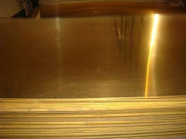 Латунный лист Л63 тв, 10х600х1500