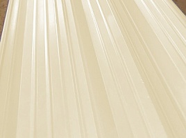 фото 1 - окрашенный профнастил с21-1000, 0,45 мм, светло-бежевый