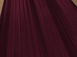 Окрашенный профнастил НС44-1000, 0,7 мм, вишневый