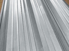 фото 1 - окрашенный профнастил нс35-1000, 0,6 ммх6000 мм, серый