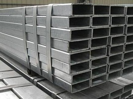 Труба ЭСВ оцинкованные прямоугольная 25х15х1.3