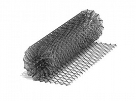 Сетка рабица плетеная 35х35х2, рулон 1.8х10 м неоцинкованная