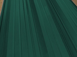 фото 1 - окрашенный профнастил с8-1150, 0,45 мм, зеленый мох
