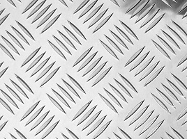 фото 1 - рифленый лист алюминиевый квинтет 1,2х1200х3000, амг2н2р