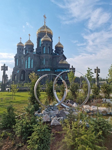 Изготовление и установка памятника в парке &quot;Патриот&quot; (Москва).